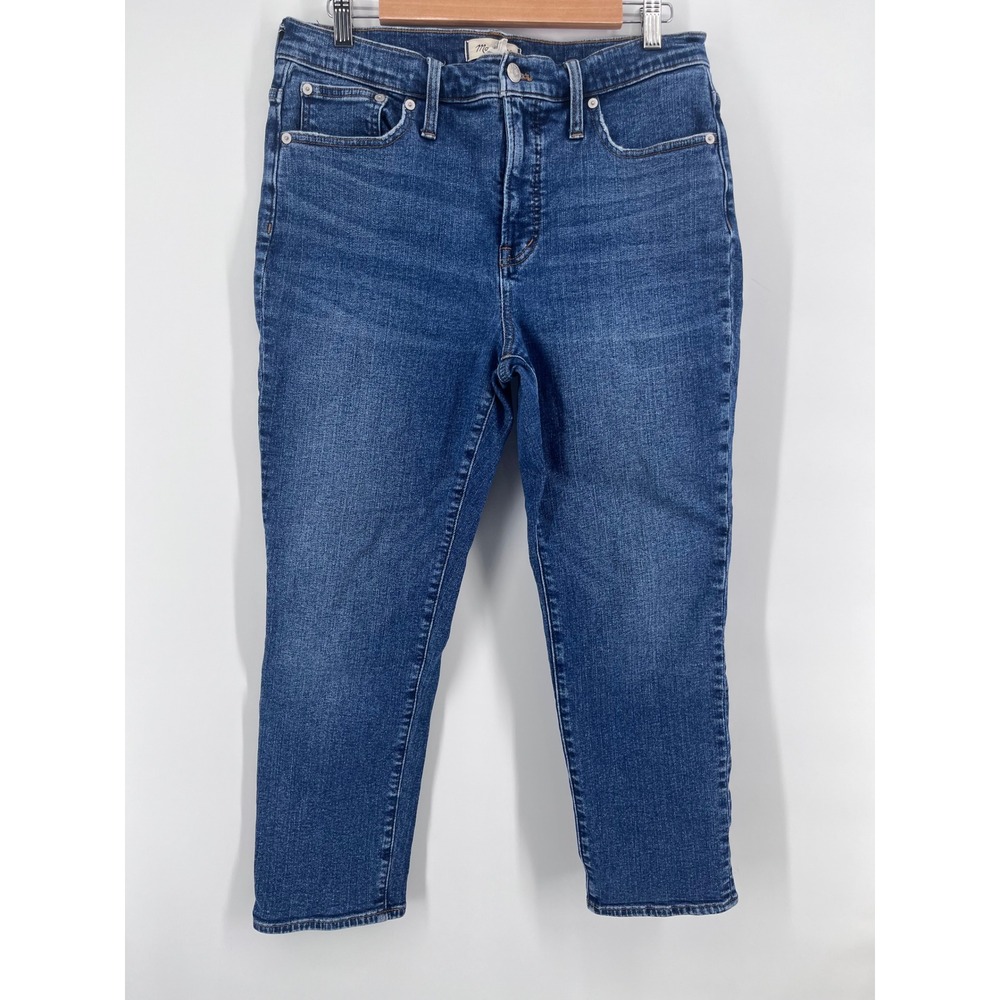 Vintage Jean Womens 31 Medium Wash High Rise Tapered Denim Essential Chic Boho